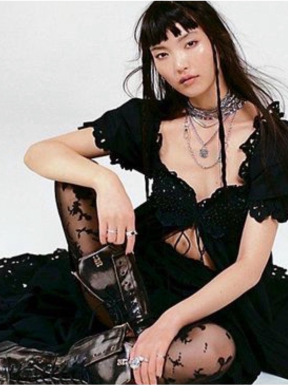 Free People Bali Moonlit Bride Set  NWT – $600 Retail Rare Boho Bridal Two-Piece